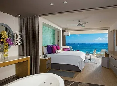 resort room looking out to ocean