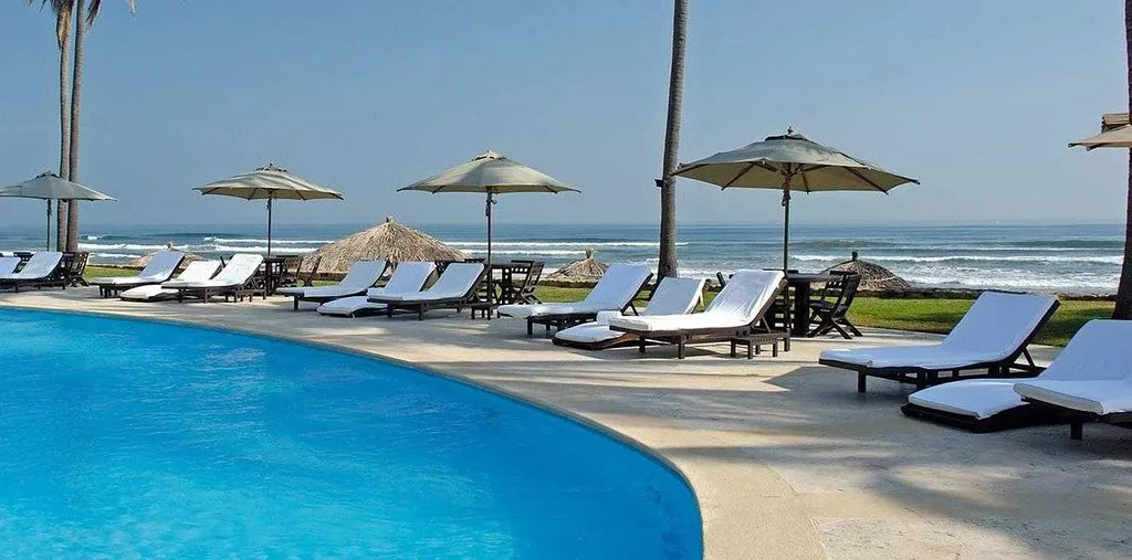 resort pool at the beach