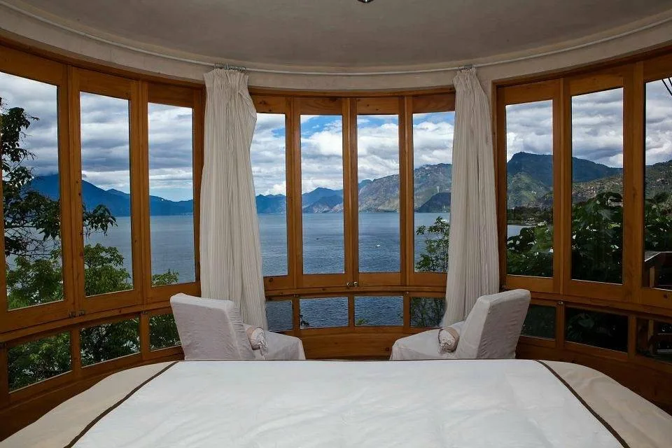 resort room looking out onto mountains