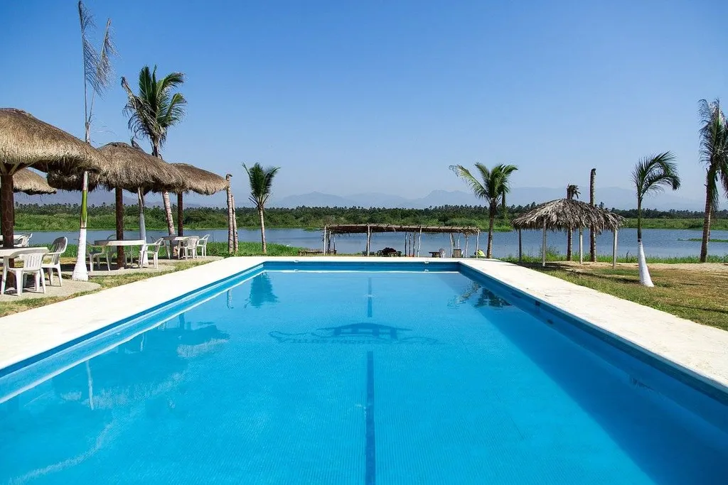 large rectangle resort pool