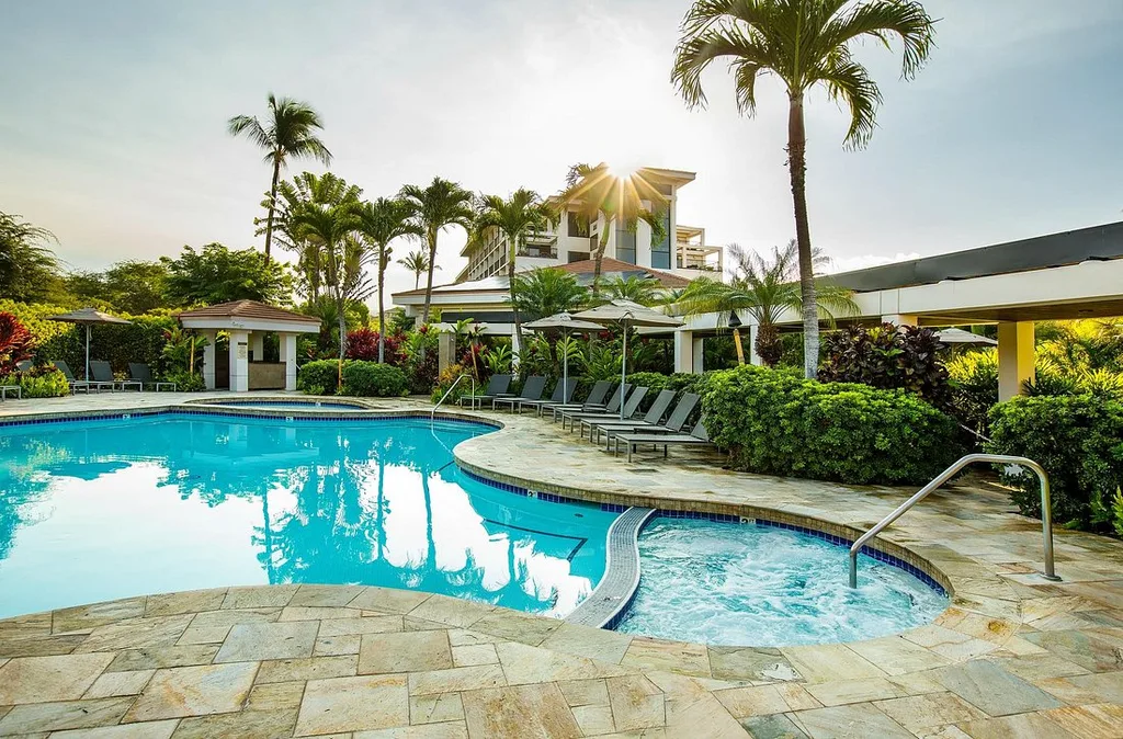 Maui Coast Hotel irregularly shaped swimming pool