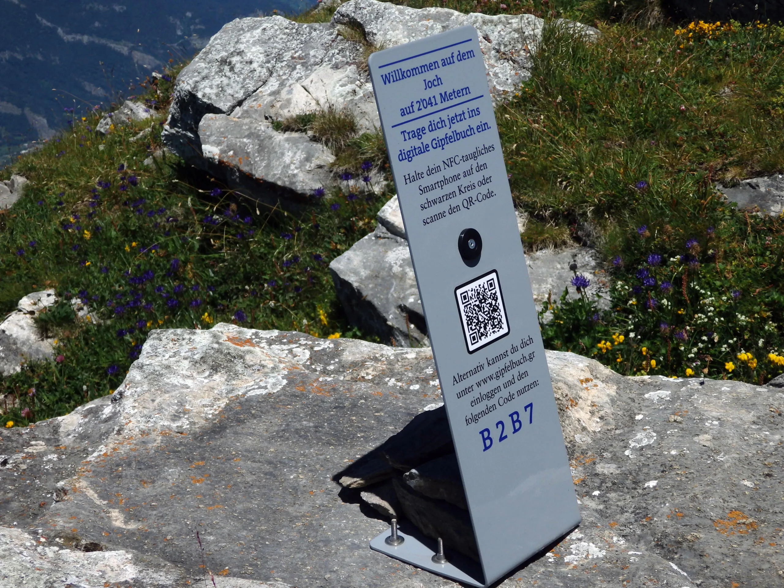 Joch - Gipfelbuch-Posten