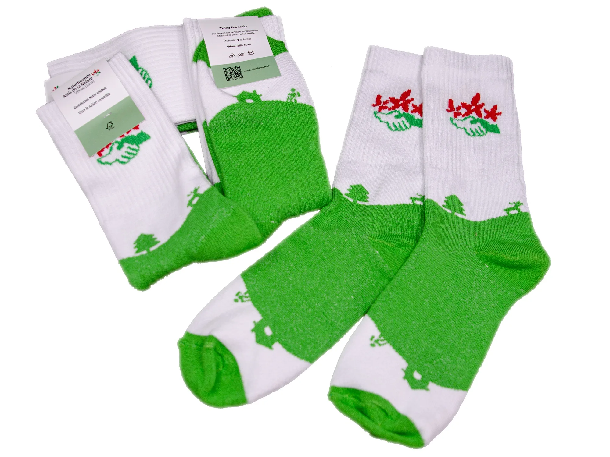 die walisischen Socken - weiß
