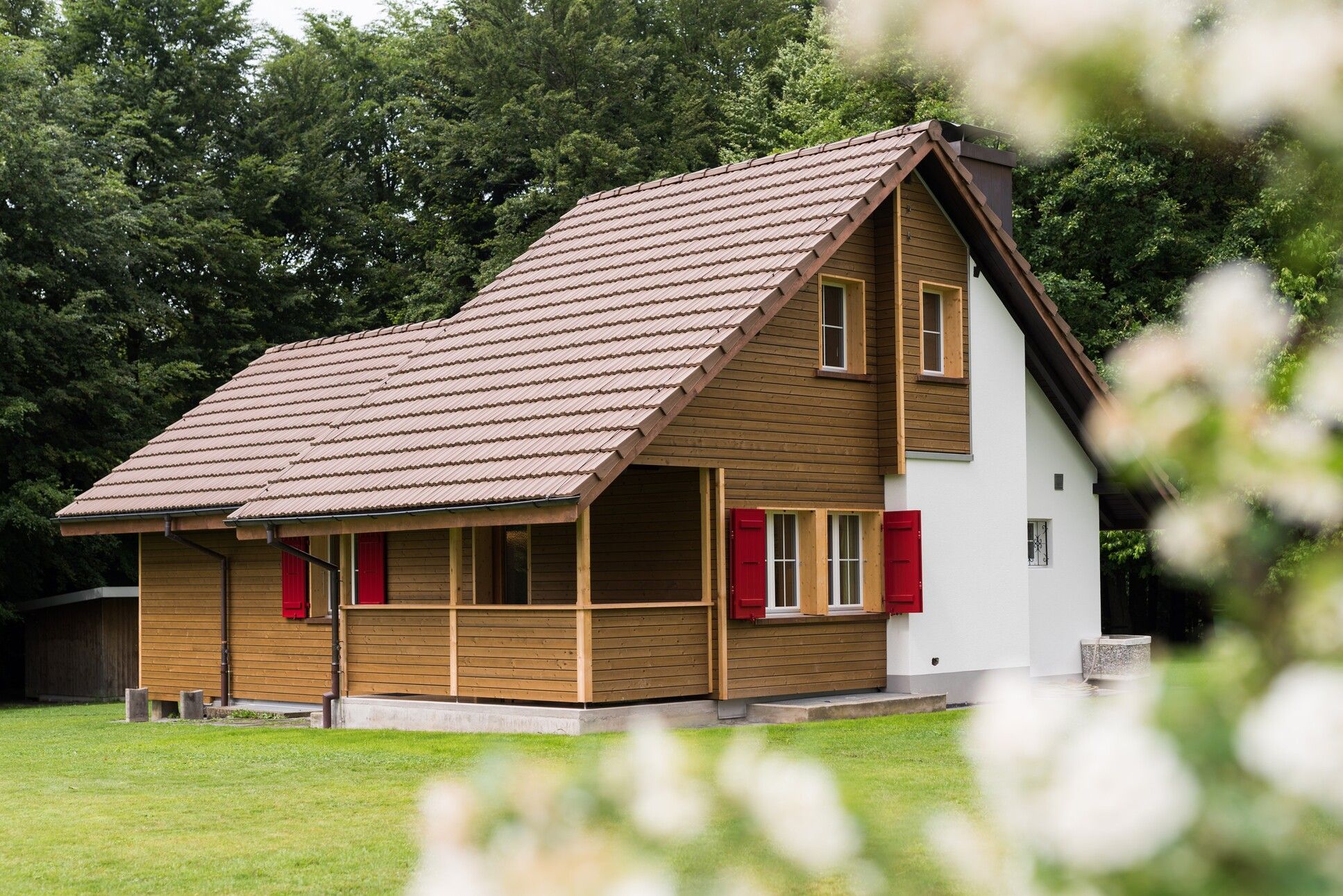 le bâtiment où se trouve la résidence de vacances 