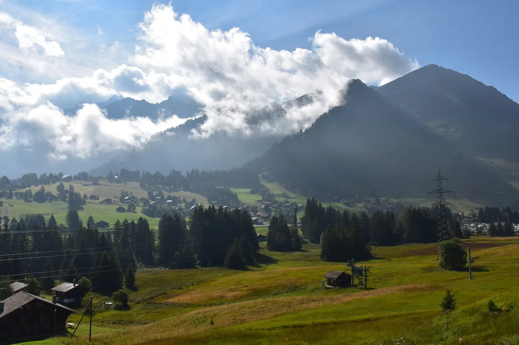 der Blick aus dem Zugfenster