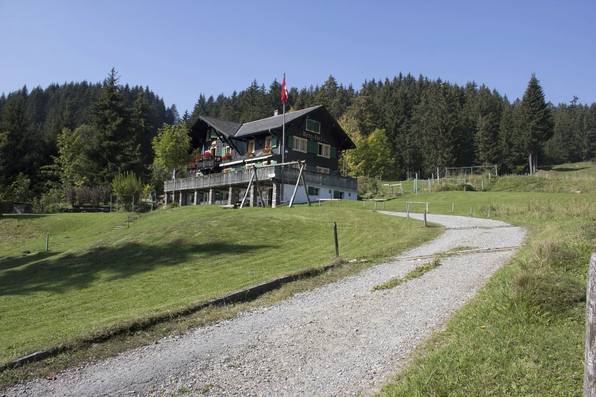ein Haus in den Bergen