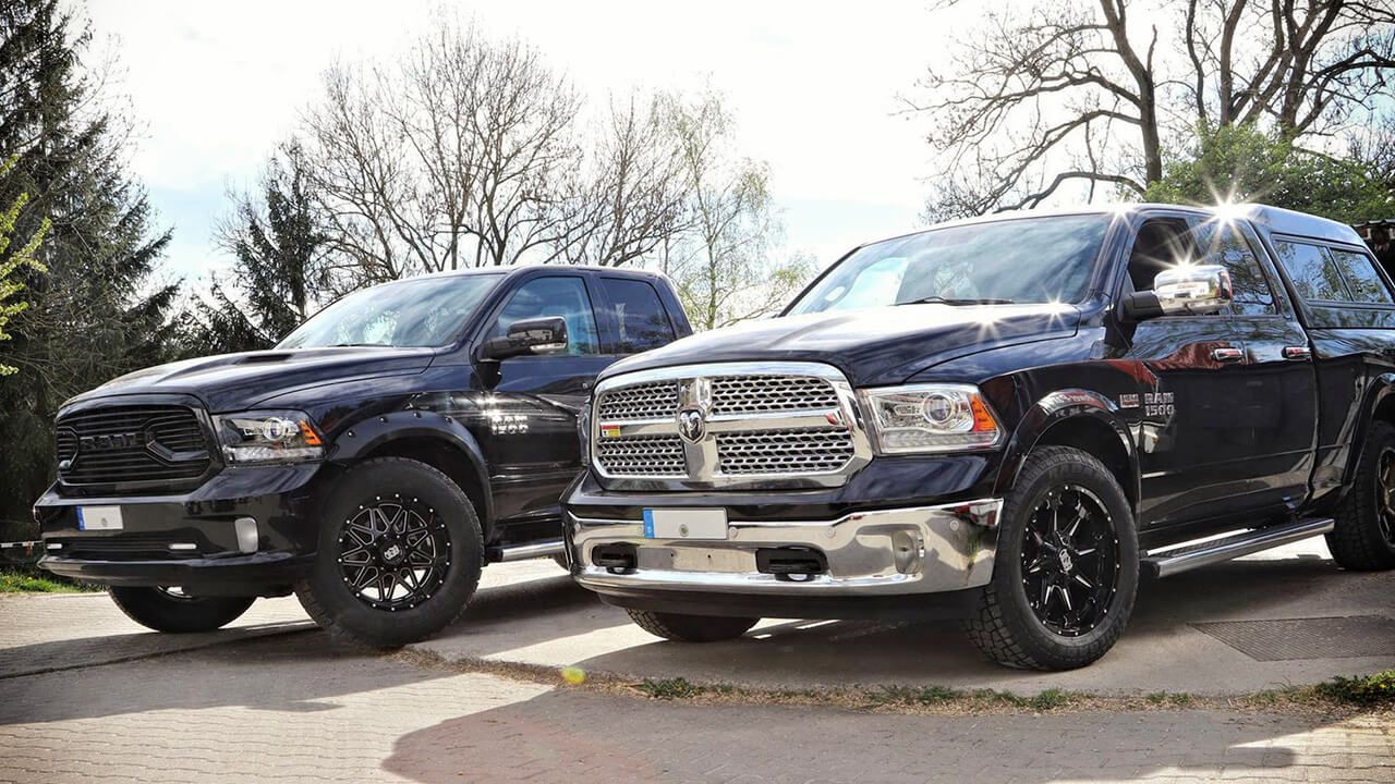 RAM 1500 und RAM 1500 Hardtop mit Crusher Felgen