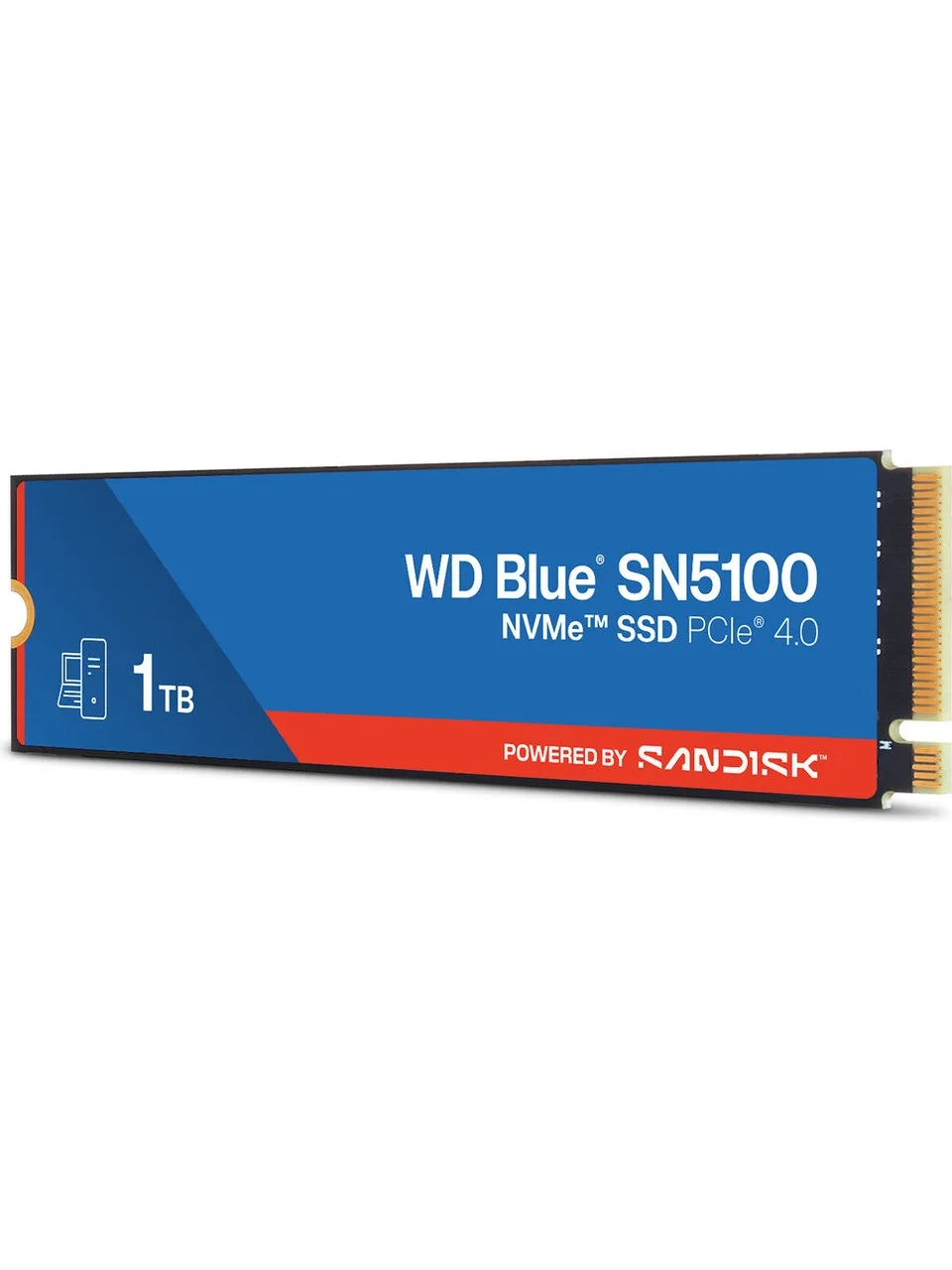 WD Blue SN5100 1TB NVMe M.2 SSD 7100 MB/s Okuma Hızı 6700 MB/s Yazma Hızı ile Yüksek Performans (7100/6700)