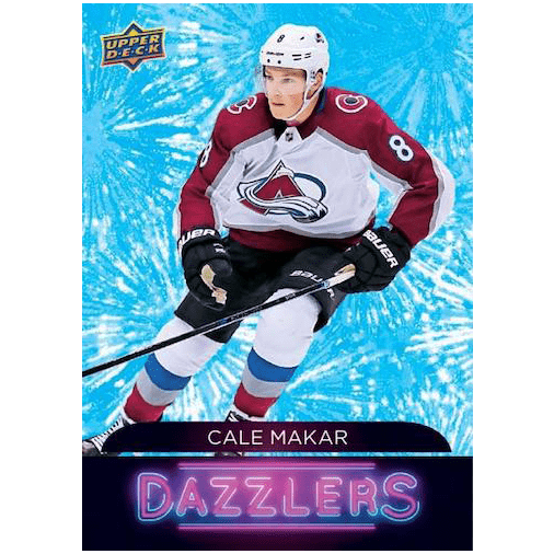 2020 21 Upper Deck Series 1 Hockey Cards Cale Makar Dazzlers
