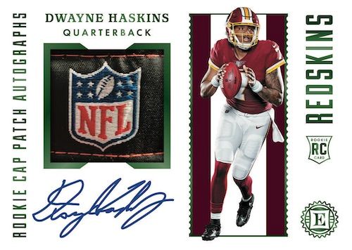 2019 Panini Encased Football NFL Cards Rookie Cap Patch Autographs Dwayne Haskins