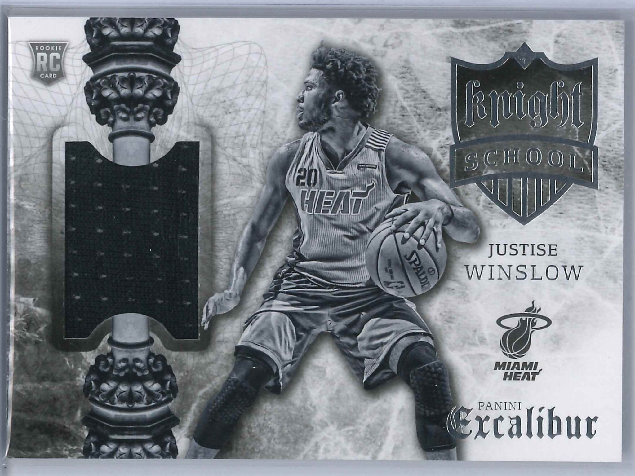 Justice Winslow Panini Excalibur 2015 16 Knight School RC Patch 1 scaled