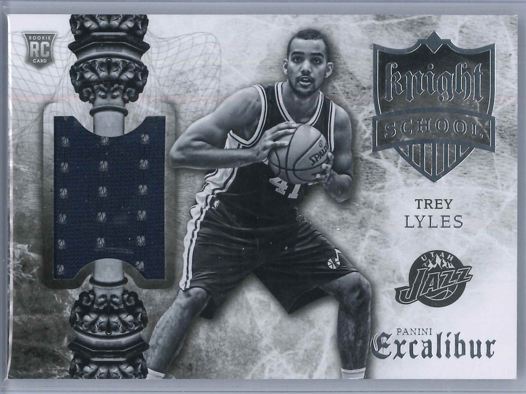 Trey Lyles Panini Excalibur 2015 16 Knight School RC Patch Rookie Patch 1 scaled