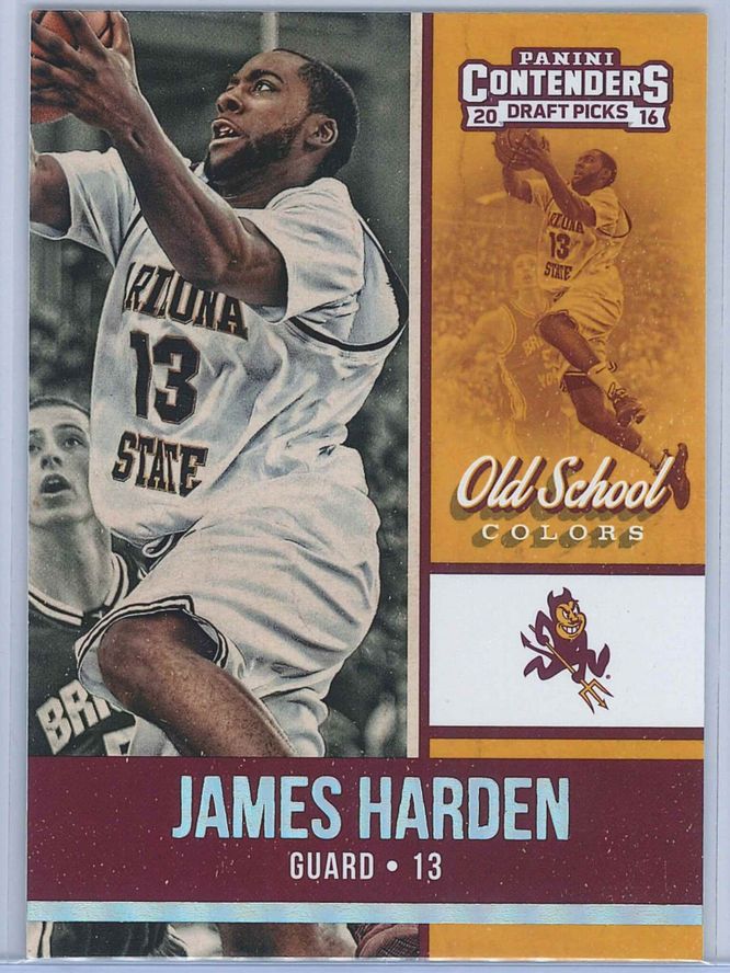 James Harden Panini Contenders Draft Picks 2016-17 Old School Colors