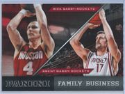 Rick Barry - Brent Barry Panini Basketball 2013-14 Family Business