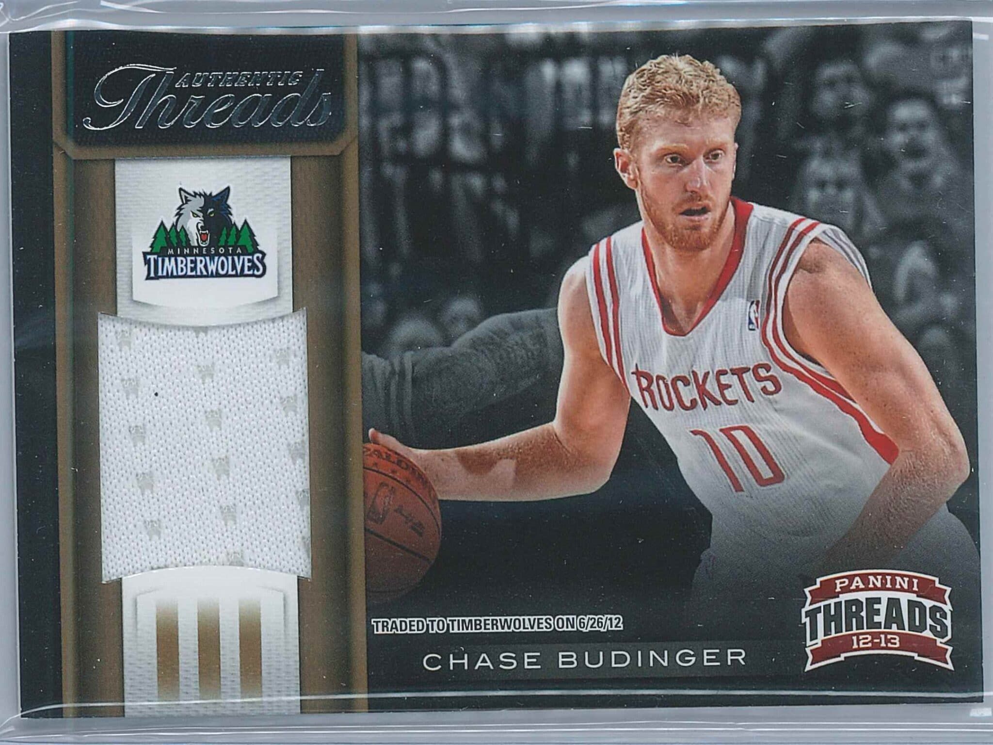 Chase Budinger Panini Threads Basketball 2012-13 Authentic Threads