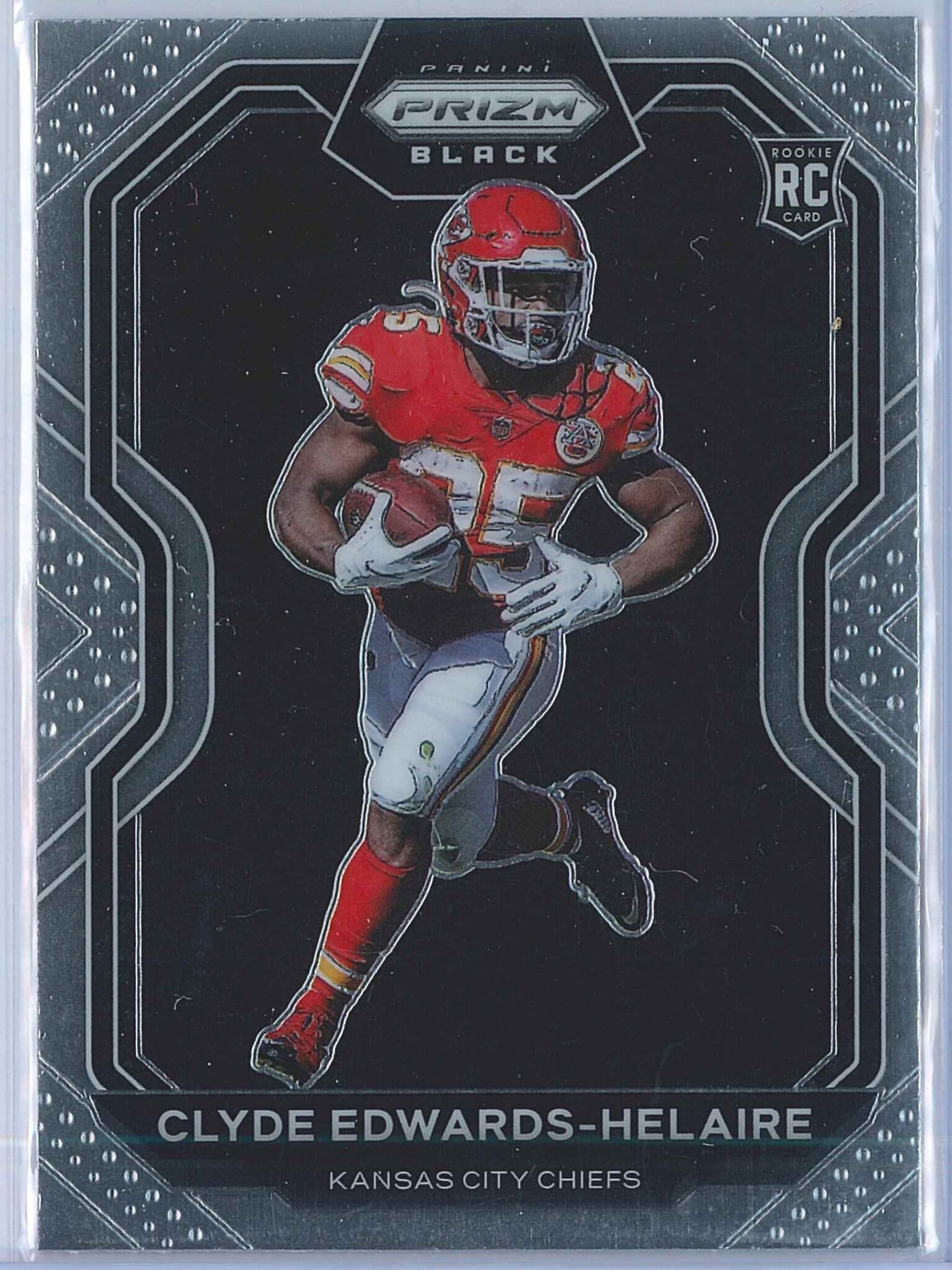 Clyde Edwards Helaire Panini Chronicles Football 2020 Prizm Black RC