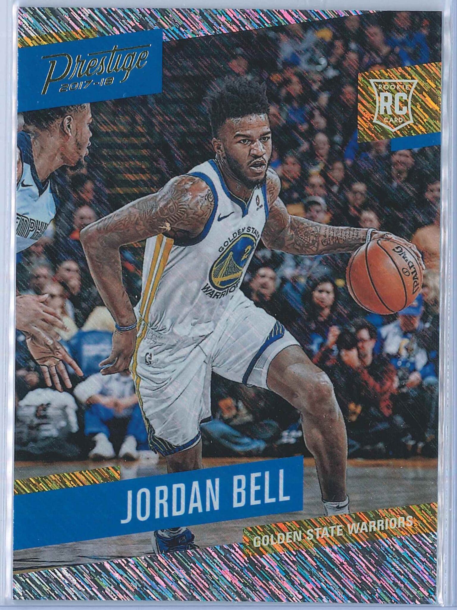 Jordan Bell Panini Prestige Basketball 2017-18 Base Rain Parallel  RC