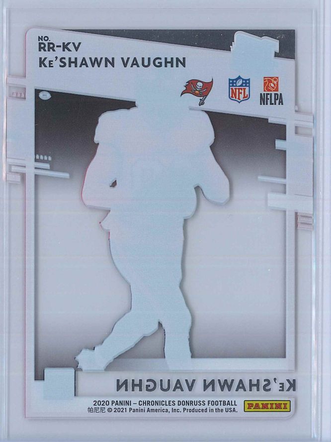 KeShawn Vaughn Panini Chronicles Football 2020 Clearly Donruss Rated Rookie 2