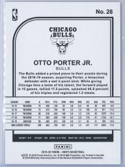 Otto Porter Jr. Panini NBA Hoops 2019 20 Red 3075 2