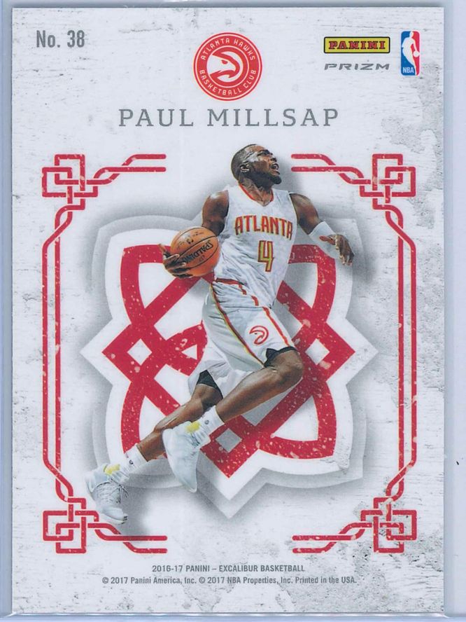 Paul Millsap Panini Excalibur Basketball 2016 17 Crusade Camo 2