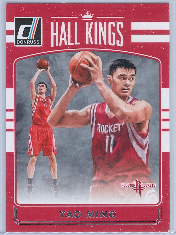 Yao Ming Panini Donruss Basketball 2016-17 Hall Kings