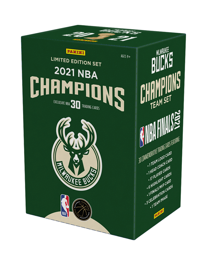 2021 Panini Milwaukee Bucks NBA Champions Box
