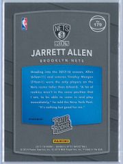 Jarrett Allen Panini Donruss Optic Basketball 2017 18 Rated Rookie Purple Parallel 2