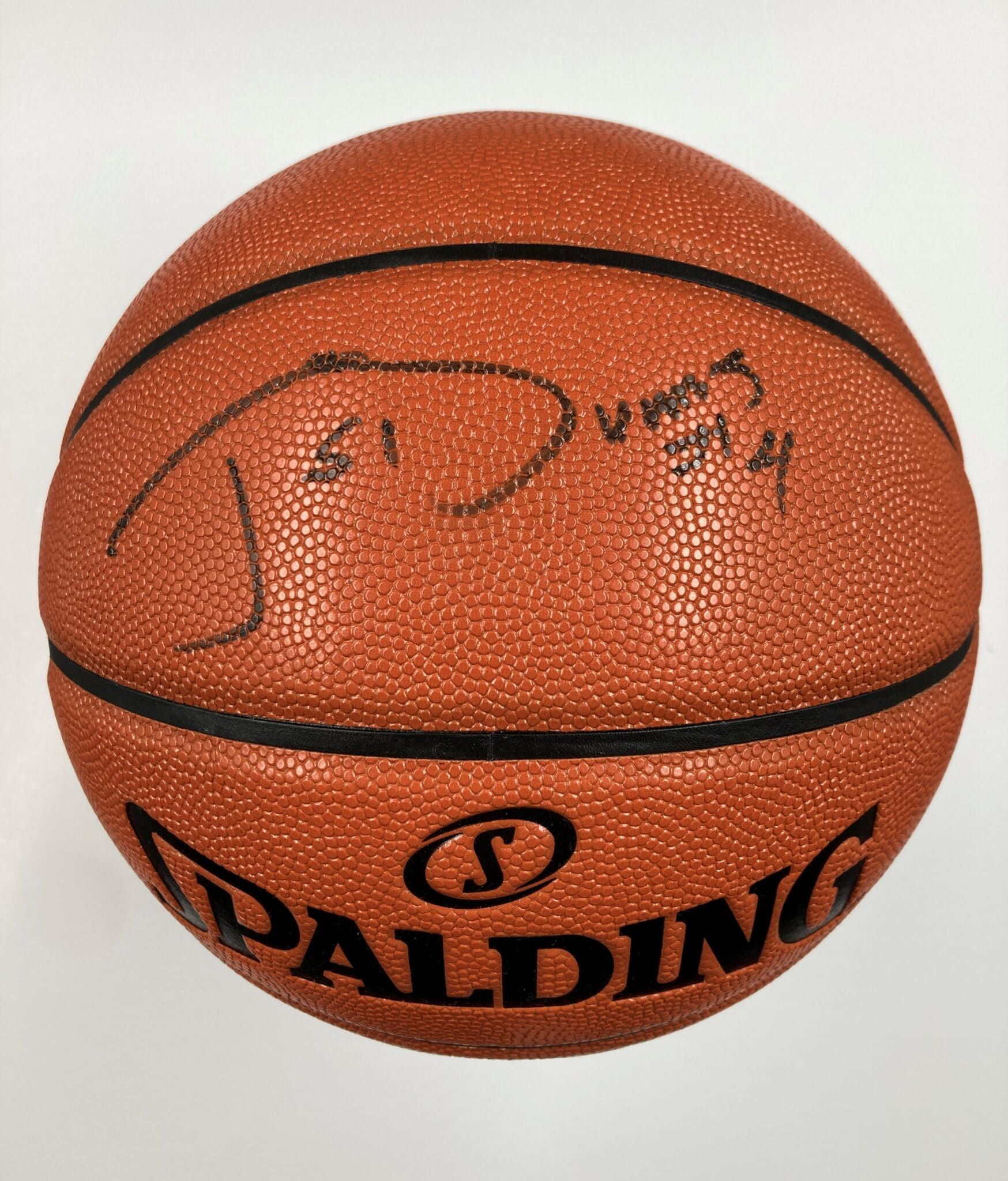 Joe Dumars Detroit Pistons Authentic Signed Spalding Basketball w Black Signature WP 526623 1