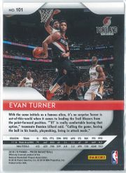 Evan Turner Panini Prizm Basketball 2018 19 Base 101 2