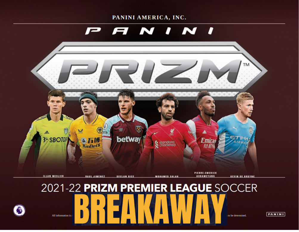 2021-22 Panini Prizm Premier League Soccer Cards Breakaway