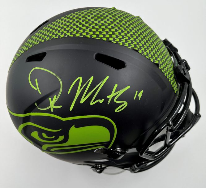 D.K. Metcalf D.K. Metcalf Signed Seattle Seahawks Eclipse Full Size Speed Replica Helmet BAS WF05408 2