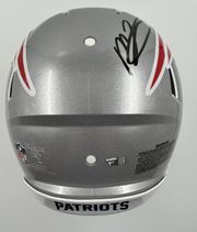 Mac Jones Signed New England Patriots Speed Full Size Authentic Helmet B485466 2