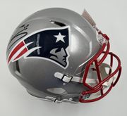 Mac Jones Signed New England Patriots Speed Full Size Authentic Helmet B485466 5