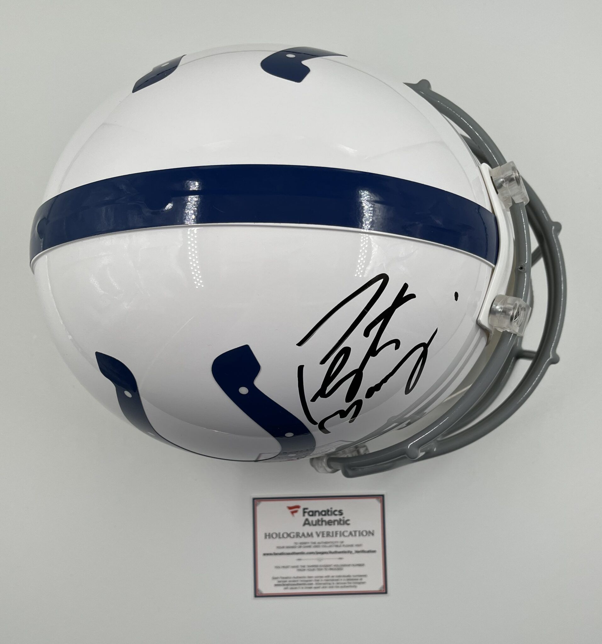 Peyton manning hot sale signed football