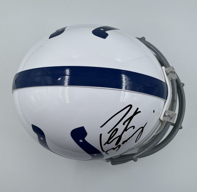 Peyton Manning Signed Indianapolis Colts Pro Line Full Size Helmet B485468 5