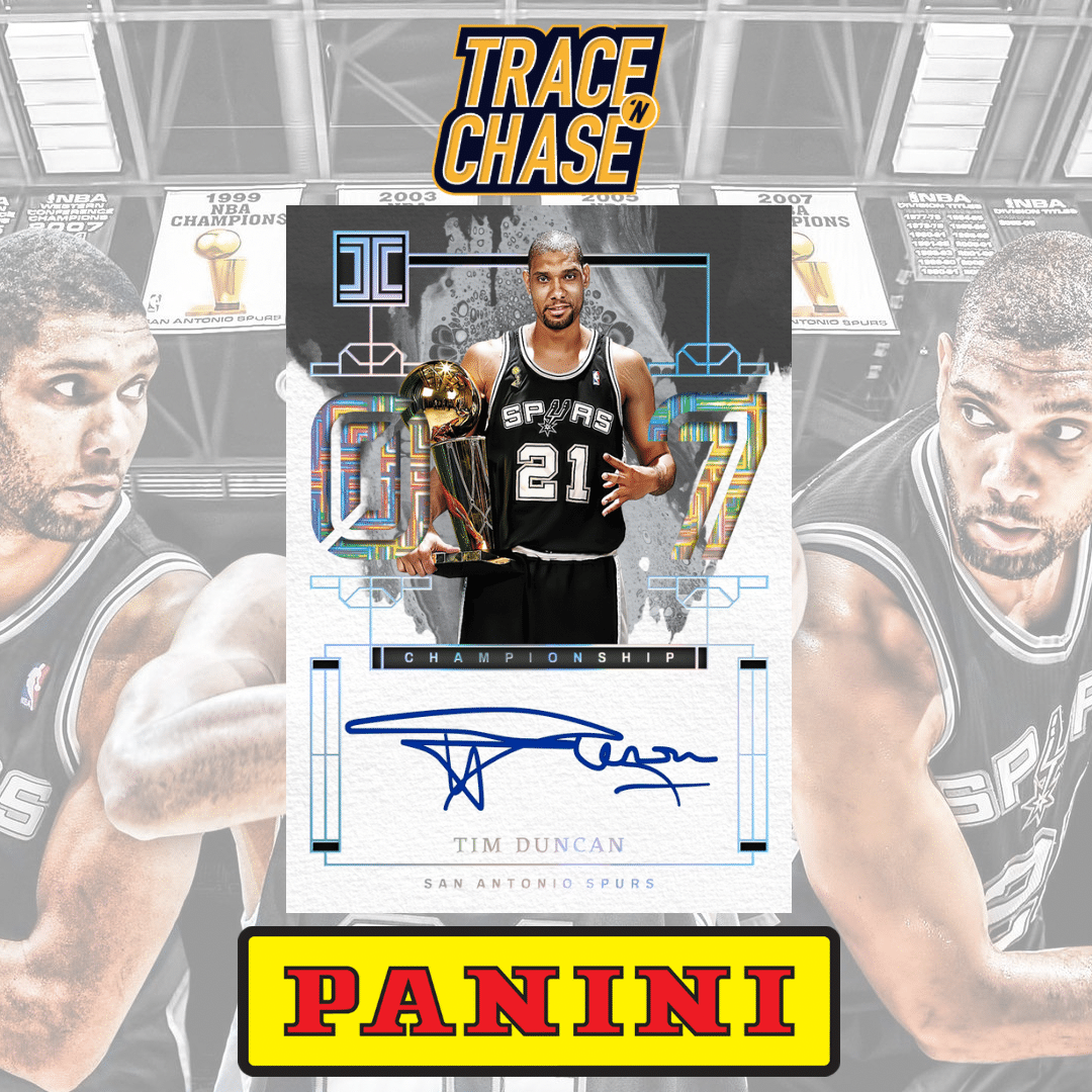 Panini America signs Tim Duncan to exclusive multi-year partnership for autographed trading cards!