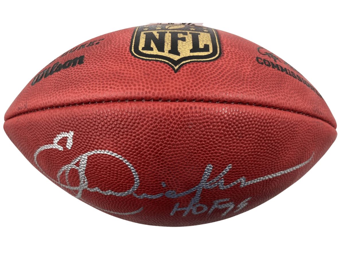Eric Dickerson Signed HOF 99' NFL Pro Football [B479594]