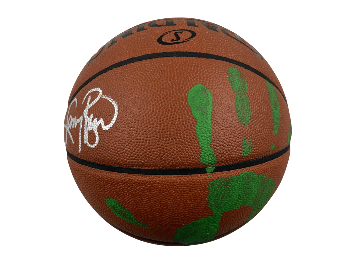 Larry-Bird-Boston-Celtics-Authentic-Signed-Spalding-Official-Game-Ball-Basketball-with-Silver-Signature-and-Green-Hand-Print-B485472