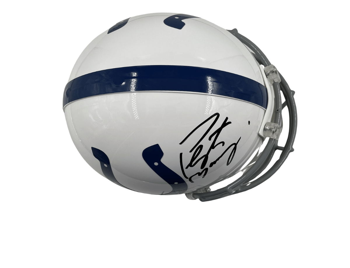Peyton Manning Signed Indianapolis Colts Pro Line Full Size Helmet [B485468]