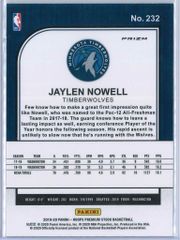 Jaylen Nowell Panini NBA Hoops Premium Stock 2019 20 Blue Pulsar Prizm 4 scaled