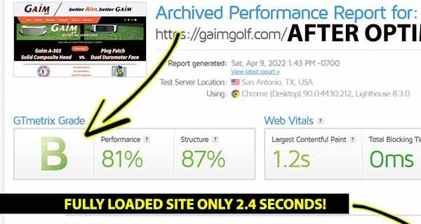 Website Speed Optimization