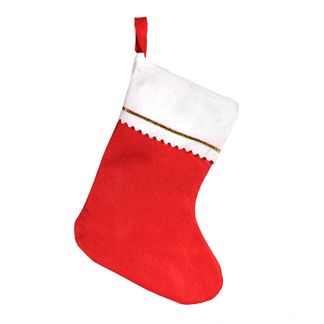 Tall 15" Red Felt Christmas Holiday Stockings