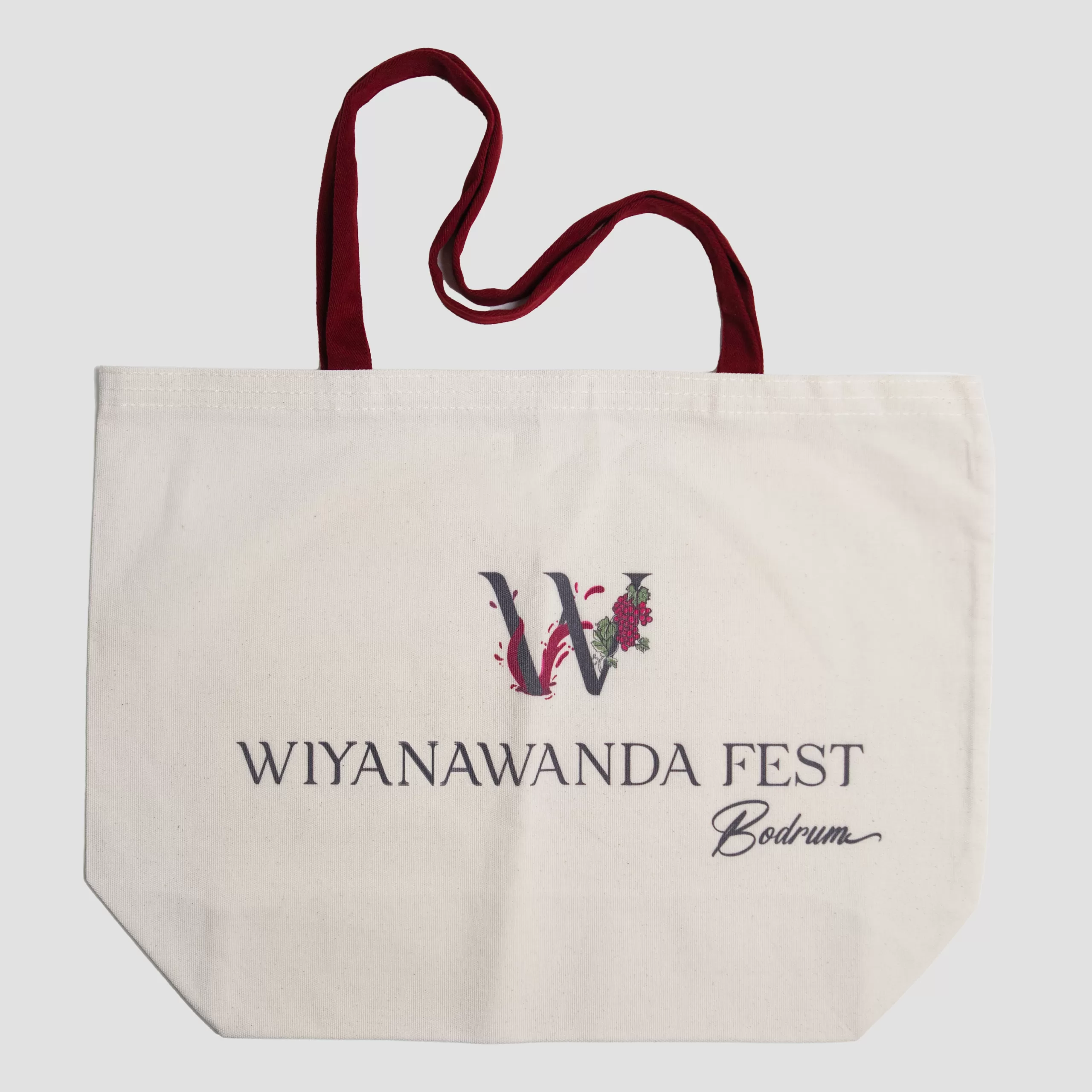Wiyanawanda Fest Bodrum Logolu Kanvas Bez Çanta