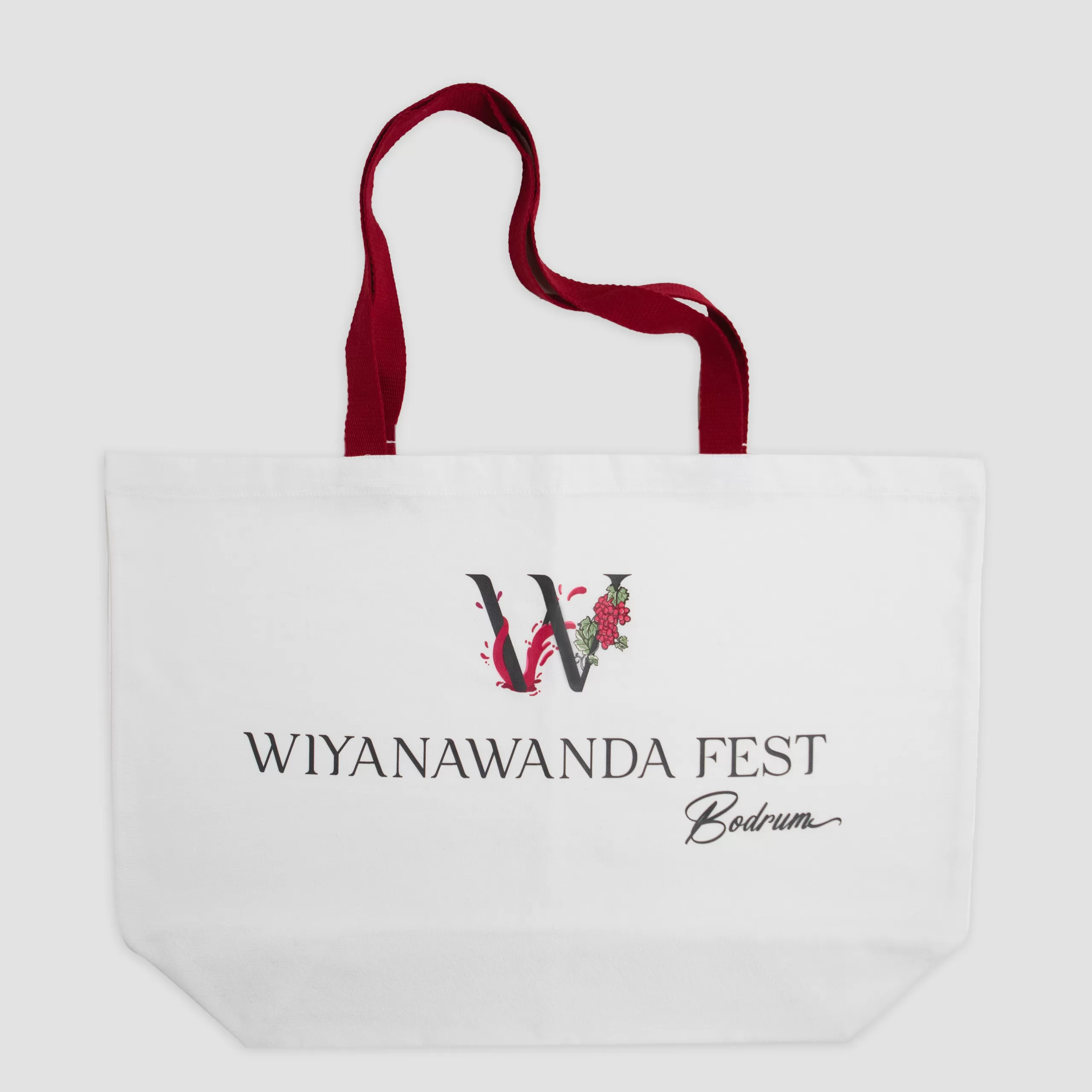 Wiyanawanda Fest Bodrum Logolu Pamuklu Bez Çanta