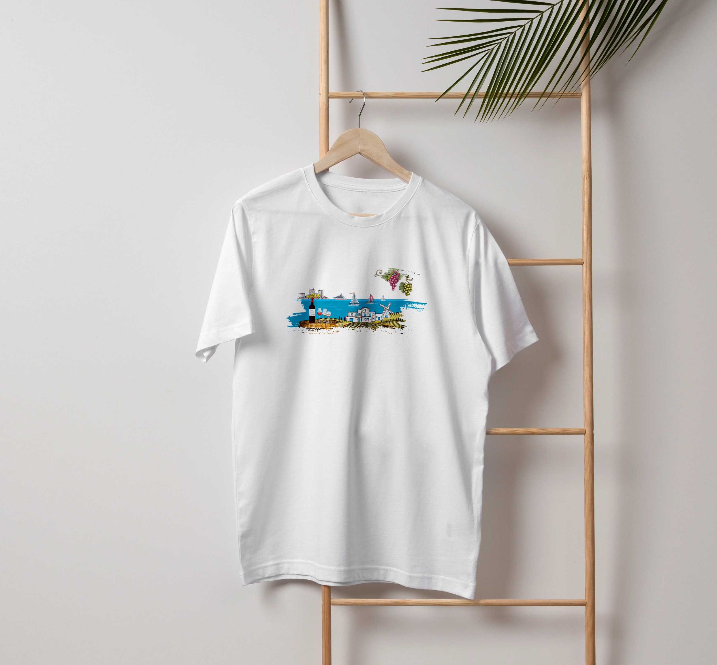 Wanda Bodrum Unisex Beyaz T-Shirt