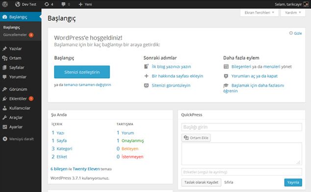 WordPress 3.8'e MP6 Yönetici Arayüzü Eklenmeye Başlandı