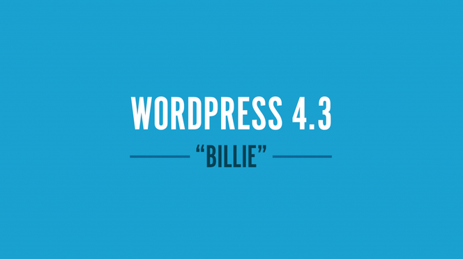 WordPress-4-3-billie