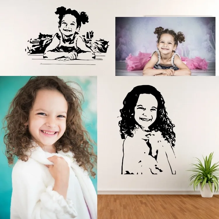 Samolepka z fotografie - vinylová samolepka na zeď