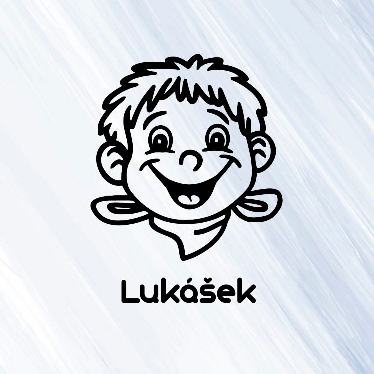 Kluk 9 - vinylová samolepka na auto - dítě v autě