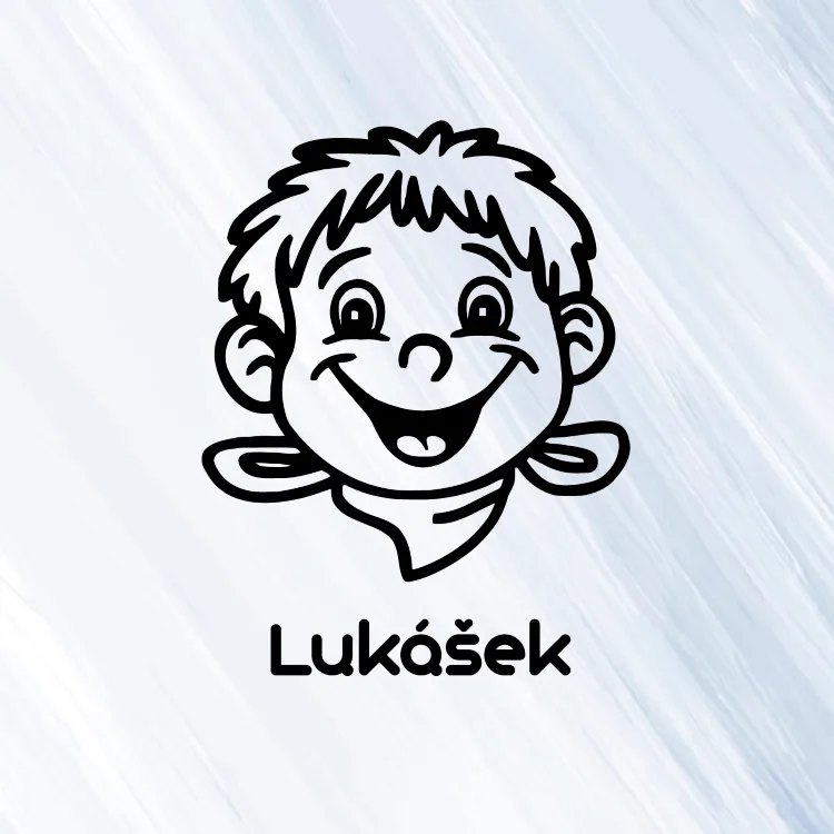 Kluk 9 - vinylová samolepka na auto - dítě v autě